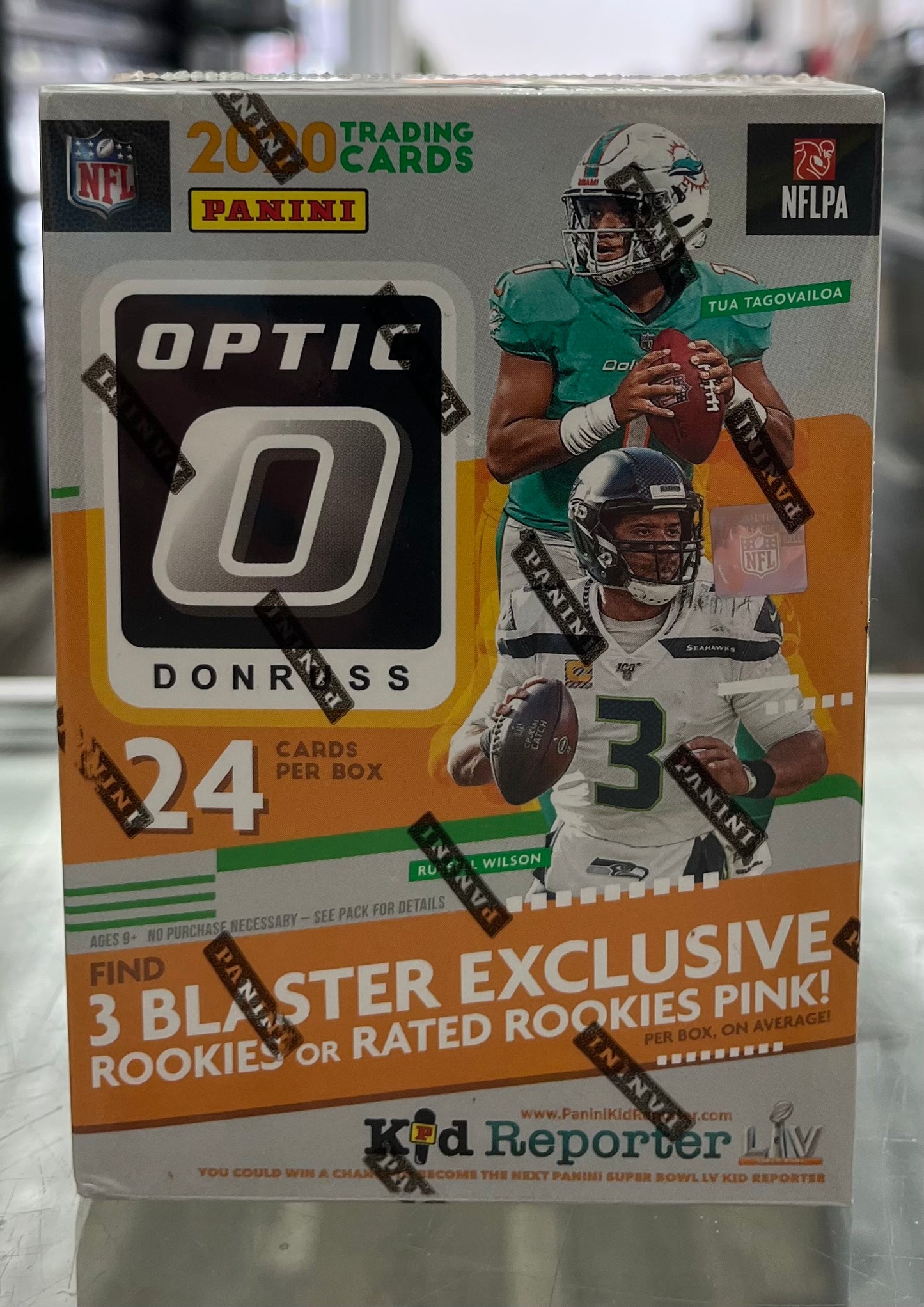 2020 DONRUSS NFL OPTIC SEALED BLASTER BOX - LOVE BURROW JJ HURTS RC'S-AMAZING YEAR- $125