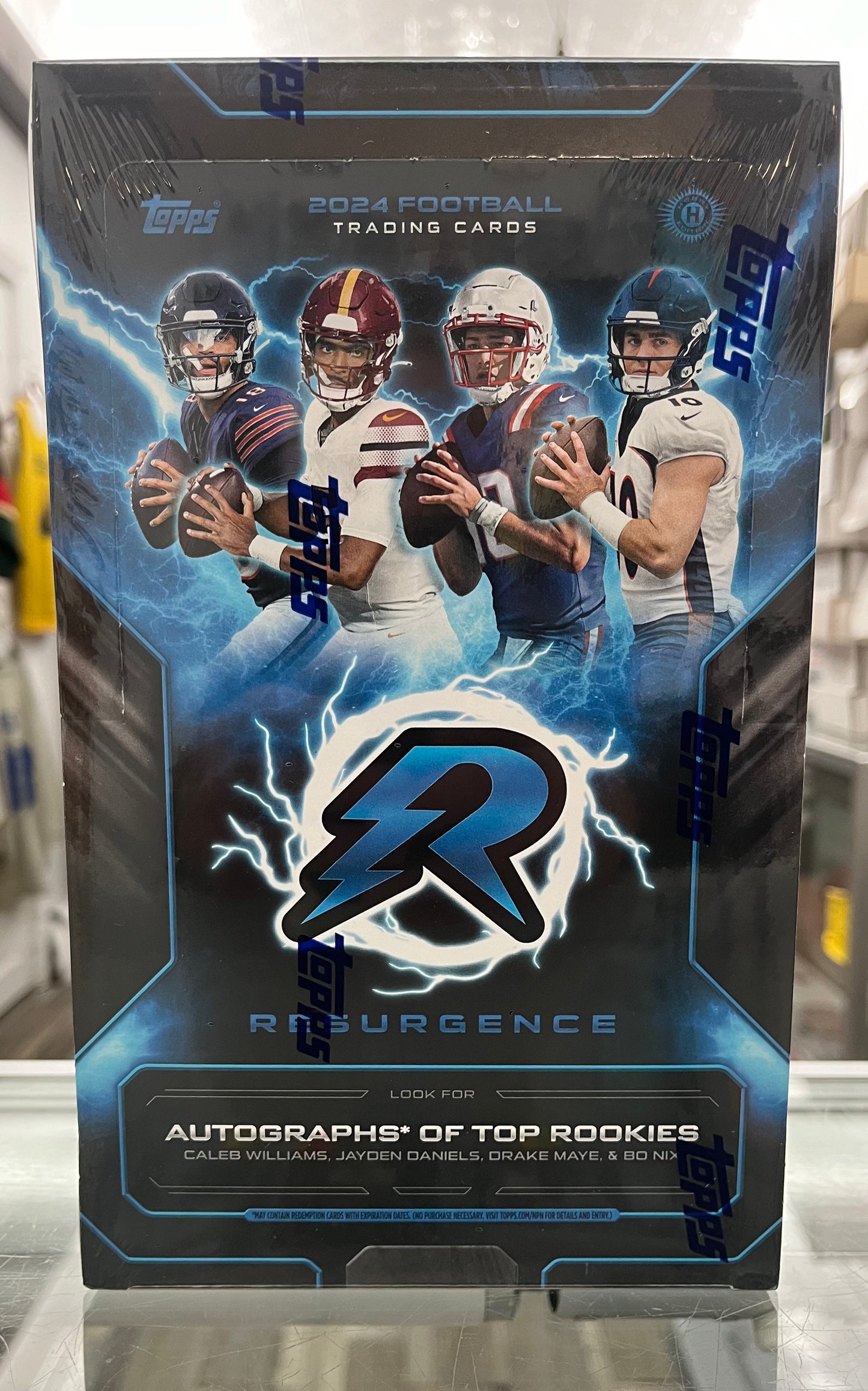 2024 TOPPS NFL RESURGENCE SEALED HOBBY BOX - DANIELS, NIX RC - 3 AUTOS!! ONLY $249