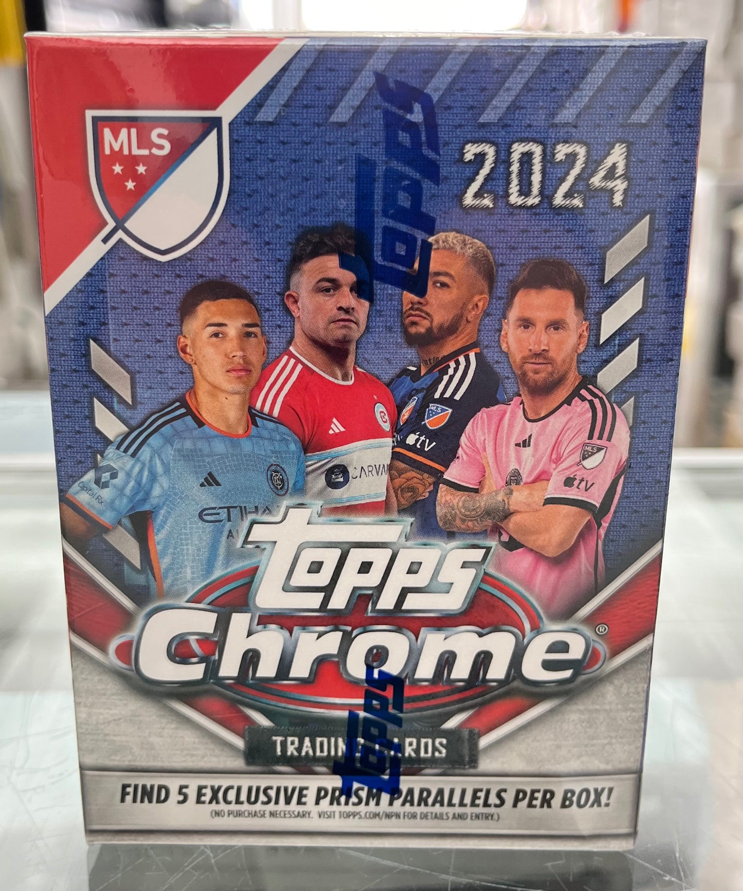 FOUR (4) SEALED MLS CHROME SOCCER BLASTER BOXES FOR ONLY $79- ONE ORDER GETS YOU 4 BOXES W/ 112 CARDS!