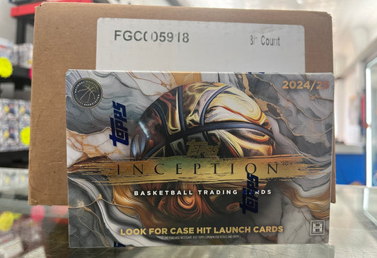2024 TOPPS BASKETBALL NBA INCEPTION SEALED HOBBY CASE W/ 16 AUTOS ONLY $975!