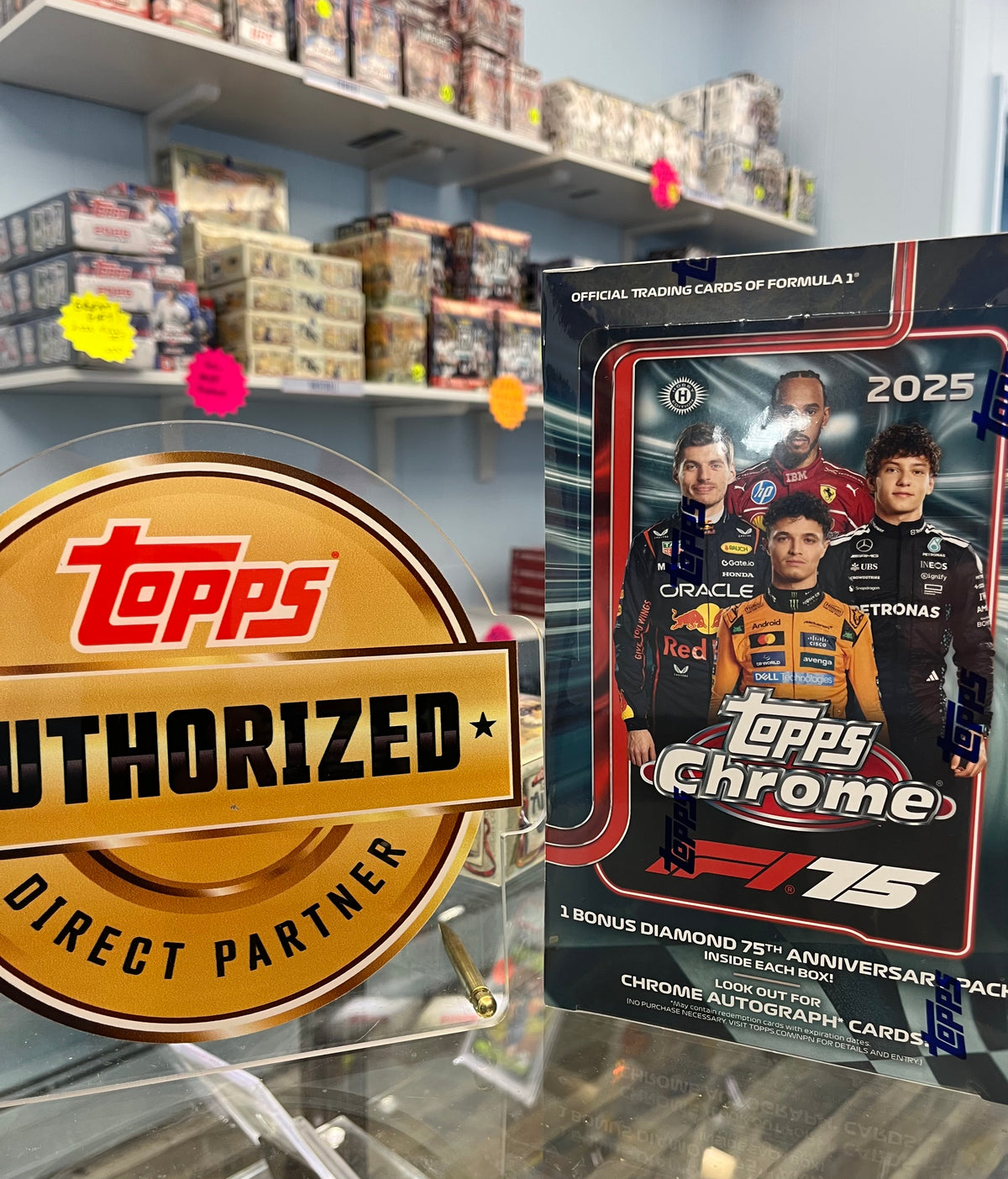 2025 TOPPS CHROME FORMULA 1 ONE RACING SEALED HOBBY BOX W/ KIMI ANTONELLI RC ? AUTO? BIG $- $1449 delivered