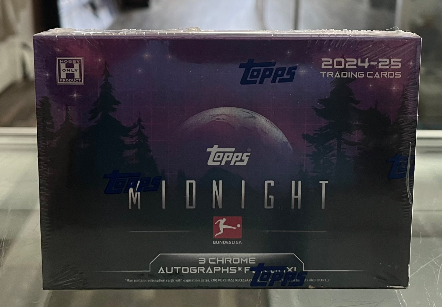 2025 TOPPS MIDNIGHT BUNDESLIGA SOCCER SEALED HOBBY BOX- 3 AUTOS- LAST ONE- 0NLY $122!!
