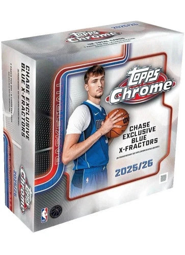 2025 TOPPS NBA CHROME BASKETBALL SEALED MEGA BOX- GOLD LOGOMAN? $83