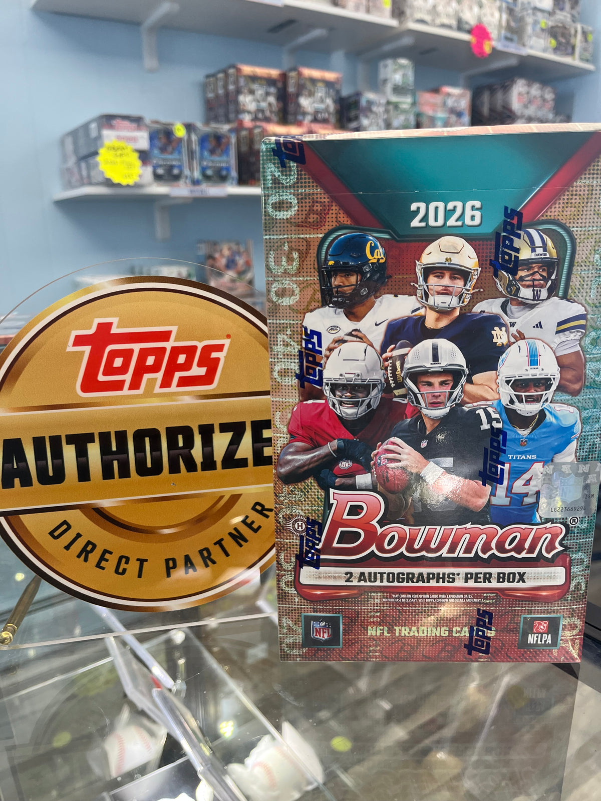 2026 TOPPS NFL BOWMAN FOOTBALL CARDS SEALED HOBBY BOX W/ 2 AUTOS! - $385