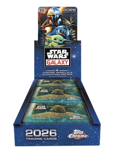 2026 Topps Chrome Star Wars Galaxy Sealed Hobby Box only $367
