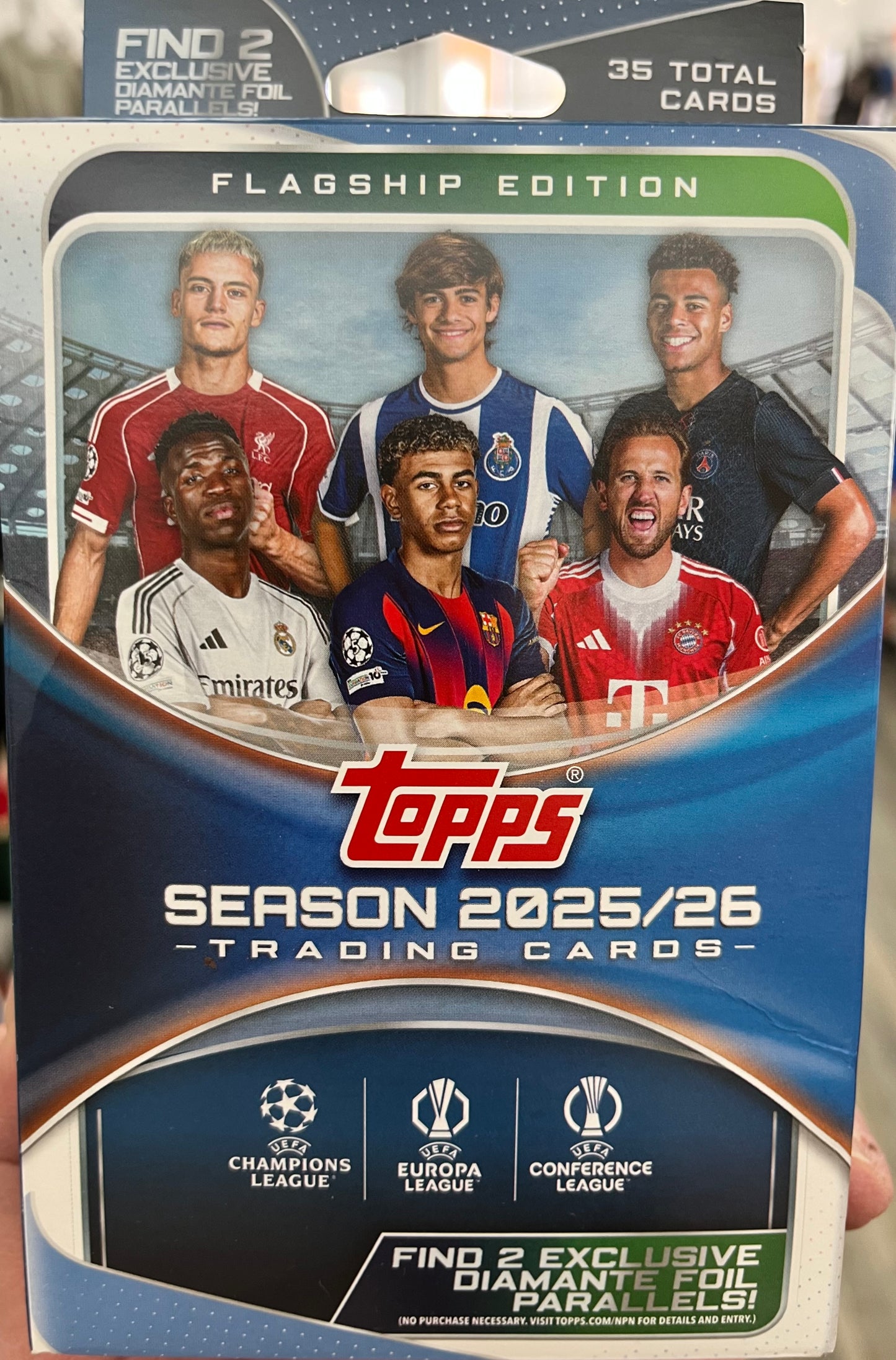 2026 TOPPS SOCCER UCC HANGER BOX LOT OF 5 -SEALED- ONLY $89