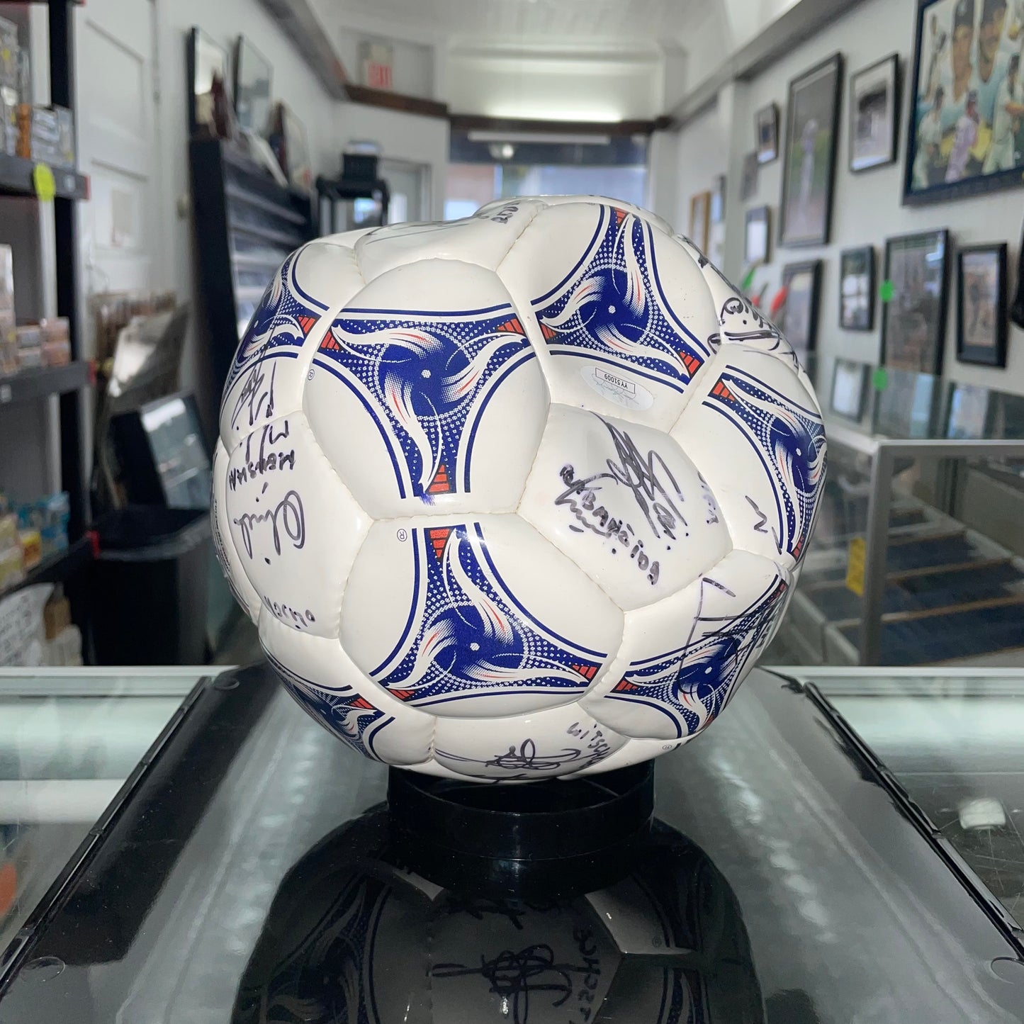 1998-99 AFC Ajax Team Signed Soccer Ball JSA Full LOA