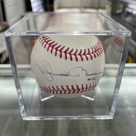 Mariano Rivera Inscribed “#42” Auto Signed MLB Baseball Steiner CX Auth