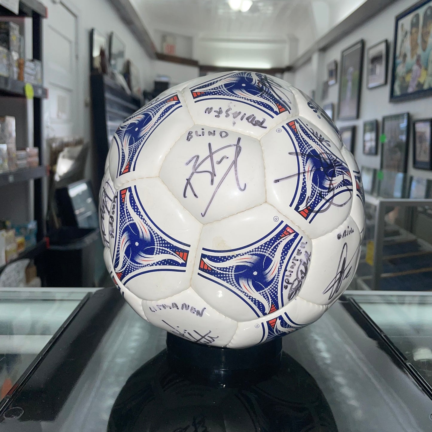 1998-99 AFC Ajax Team Signed Soccer Ball JSA Full LOA