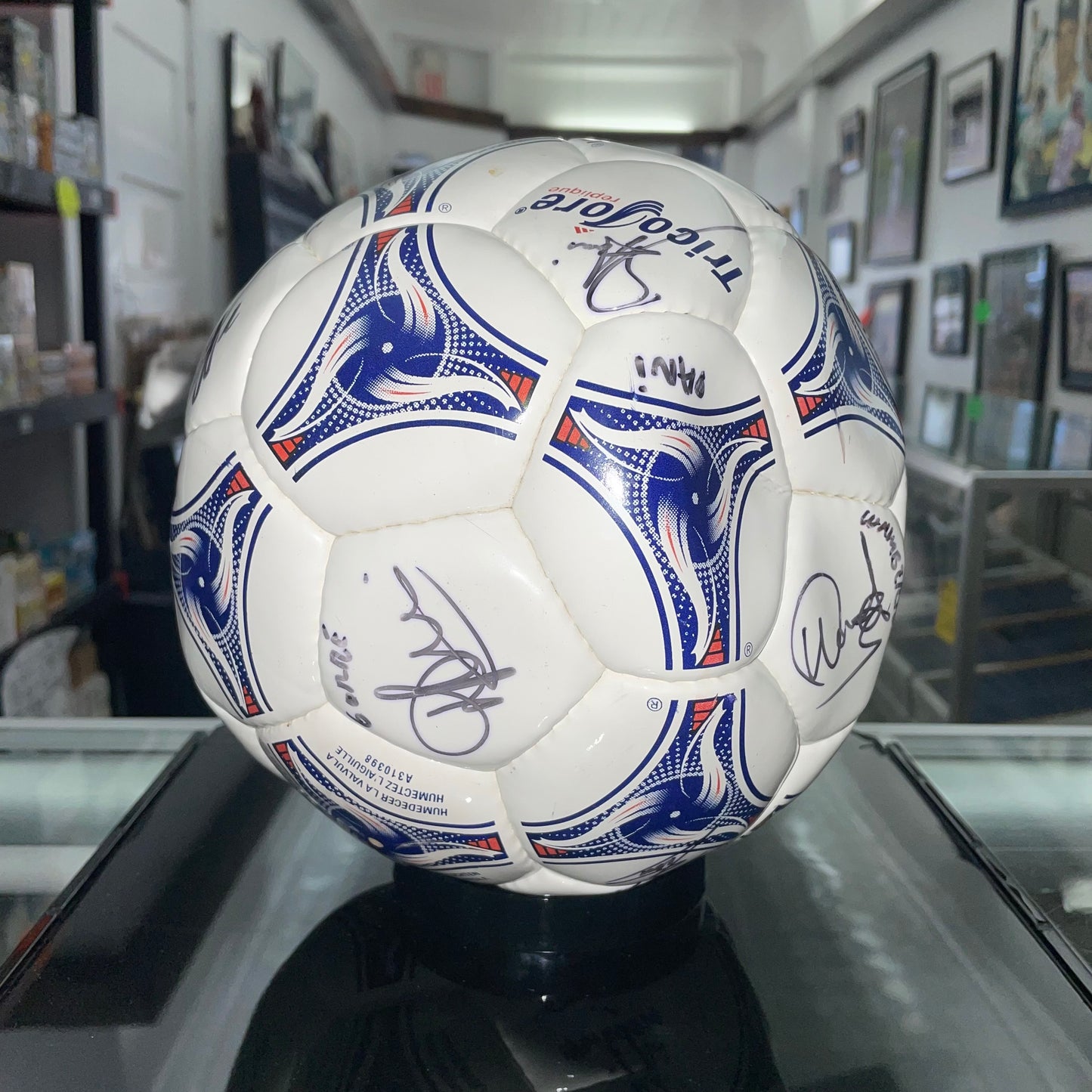 1998-99 AFC Ajax Team Signed Soccer Ball JSA Full LOA