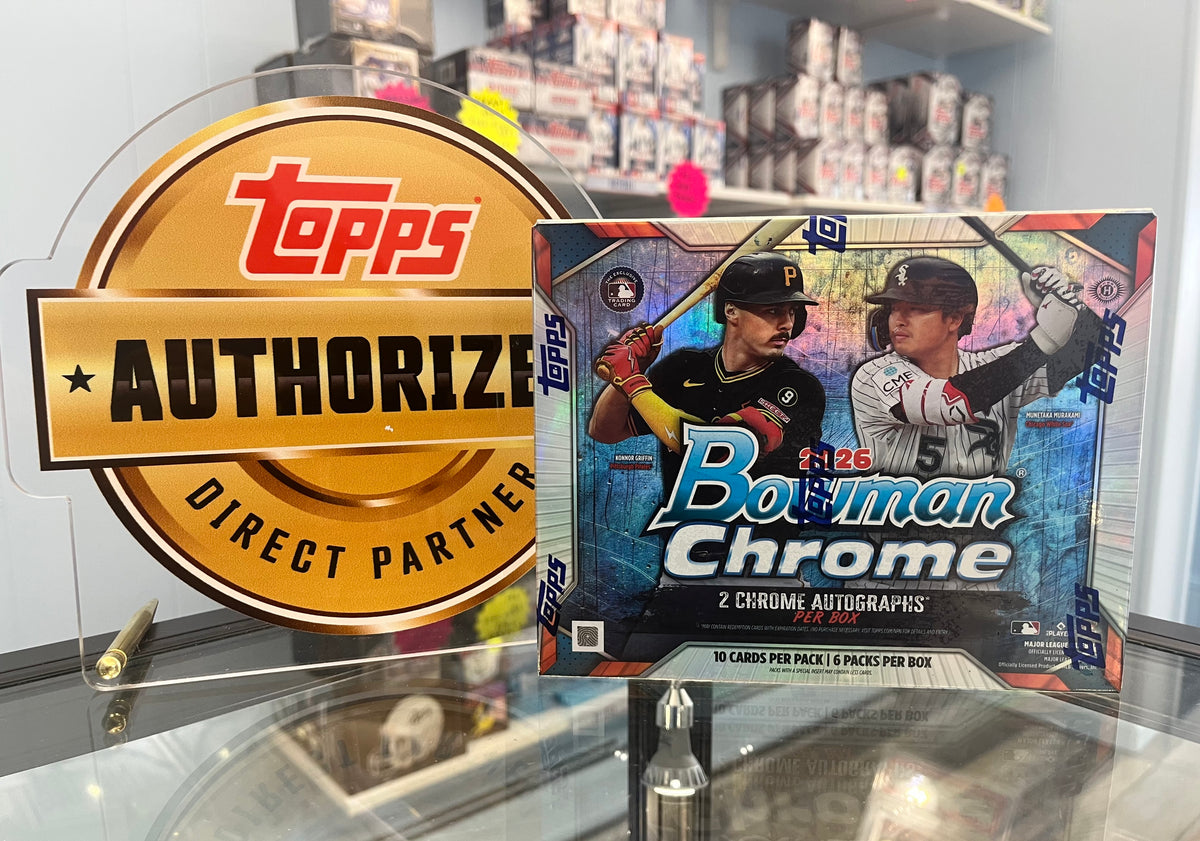 2026 BOWMAN CHROME SEALED HOBBY BOX w/ 2 AUTOS HOT!- $399