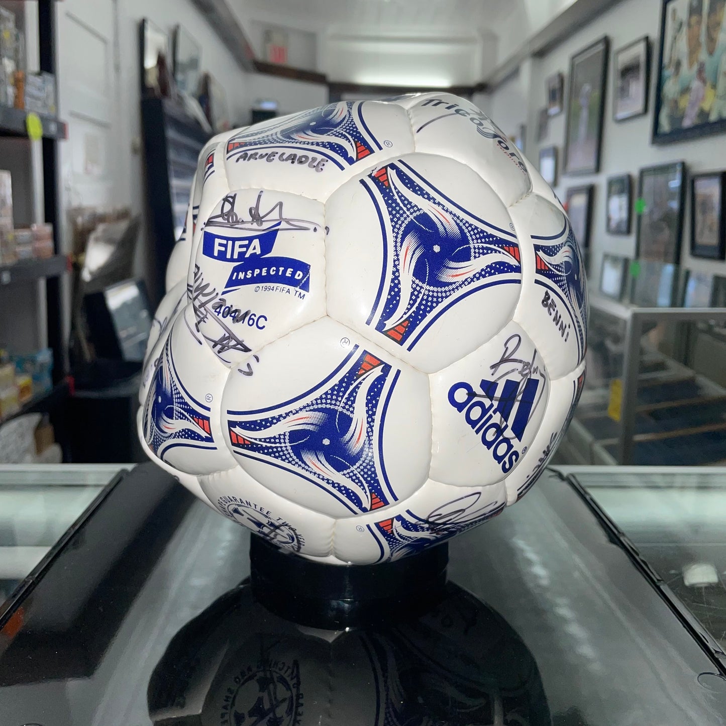 1998-99 AFC Ajax Team Signed Soccer Ball JSA Full LOA