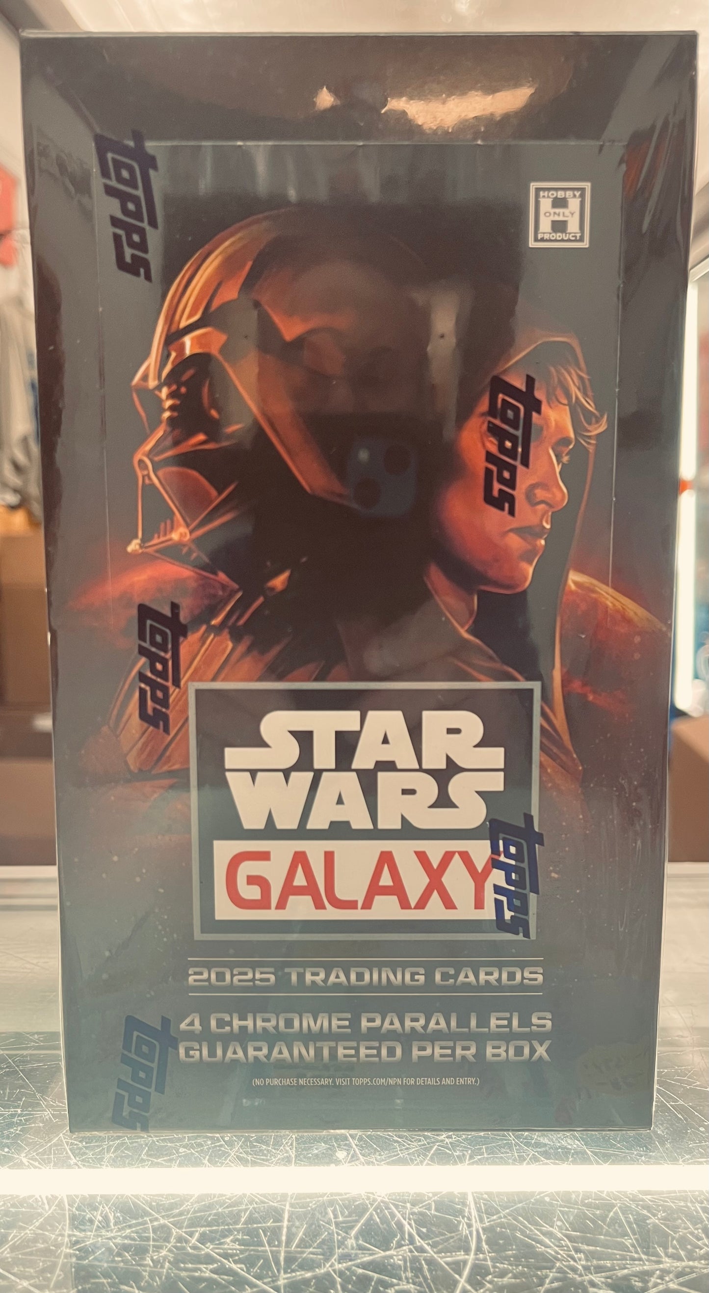 2025 TOPPS CHROME STAR WARS GALAXY SEALED HOBBY BOX- GORGEOUS! $265