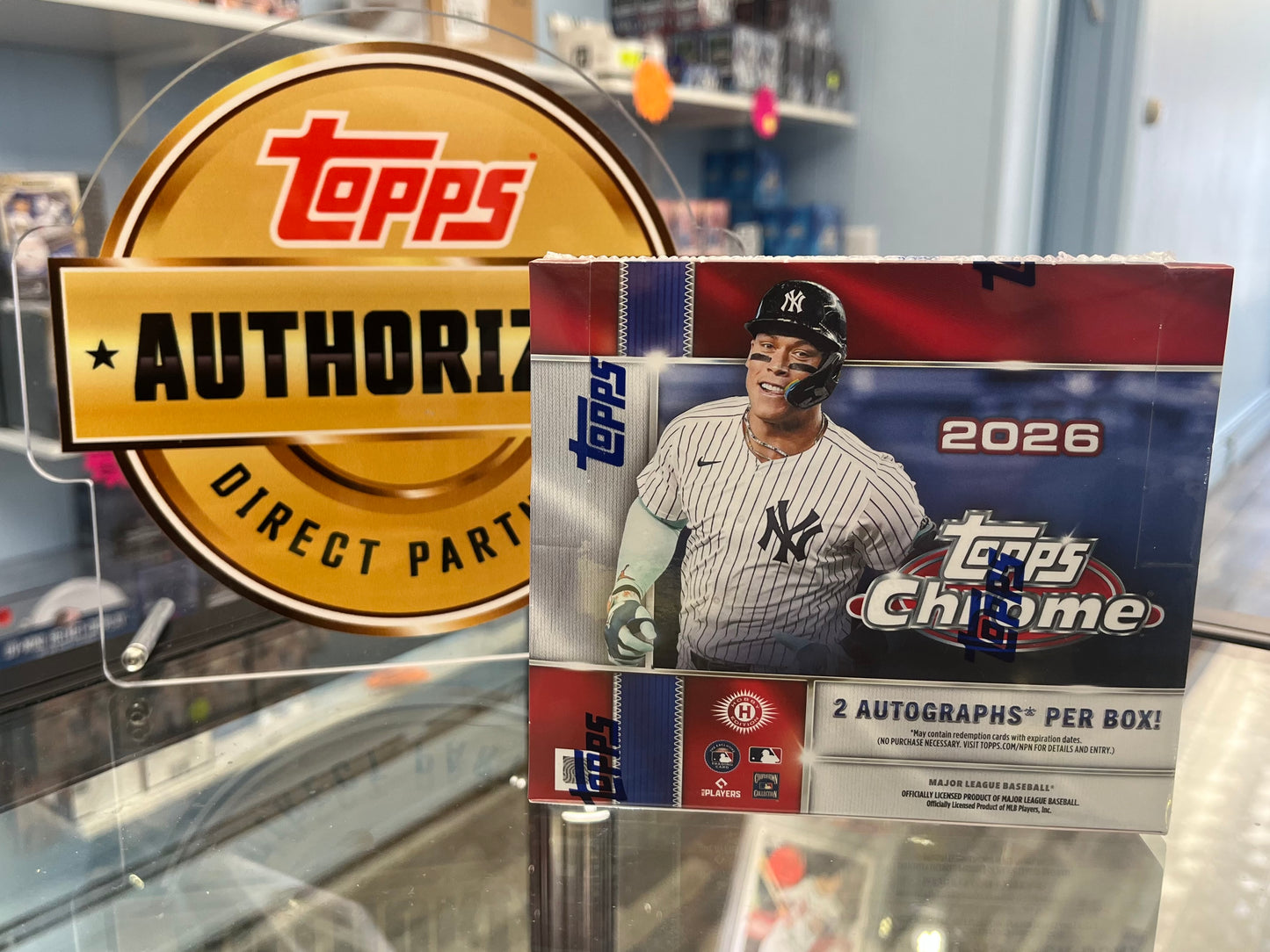 2026 TOPPS CHROME BASEBALL SEALED JUMBO BOX - MVP BUYBACK - 2 AUTOS- $490