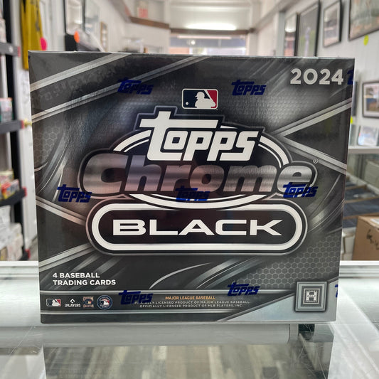 2024 Topps Chrome Black Baseball Hobby Box (1 Auto) CRAZY LOW PRICE