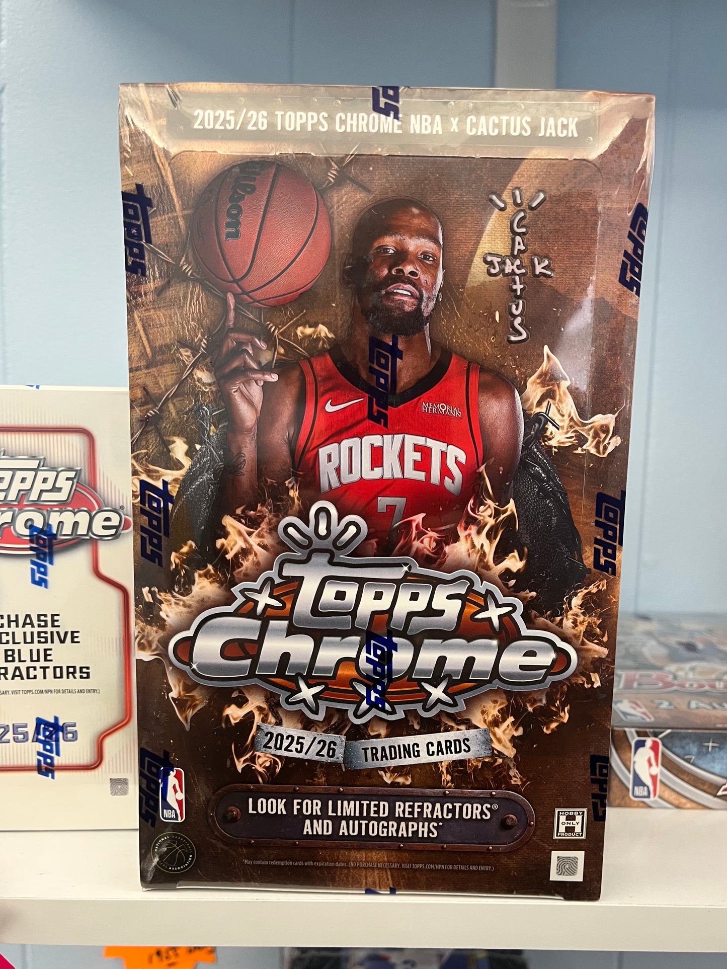 ALL NEW TOPPS CACTUS JACK NBA BASKETBALL SEALED HOBBY BOX - HOT AND RARE! $635