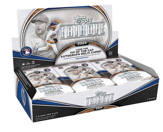 2024 Topps Tribute Baseball Hobby Box 6 HITS! INC. 3 AUTOS ! BEST PRICE ANYWHERE!