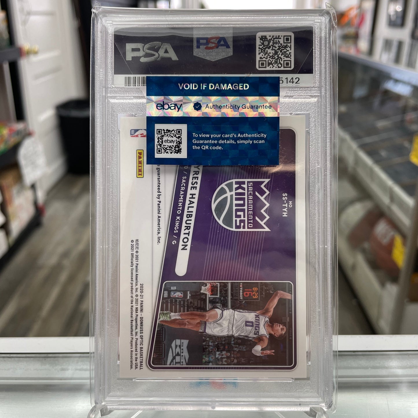 2020 Donruss Optic Tyrese Haliburton Signature Series Holo Rookie Autograph PSA 10 Signed RC PACERS!