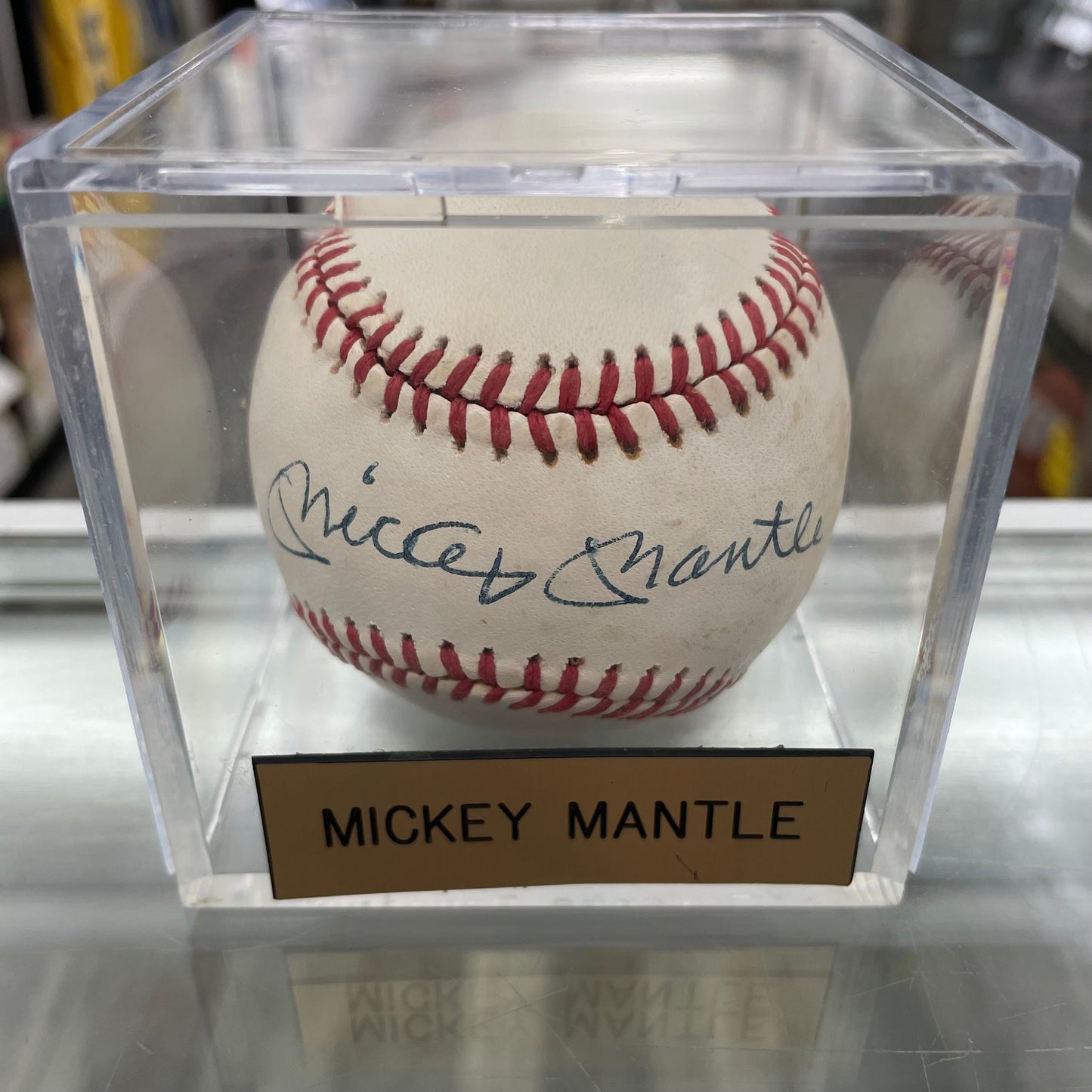 Mickey Mantle Yankees Autographed Signed Baseball UPPER DECK LOA- GREAT FATHER'S DAY GIFT!