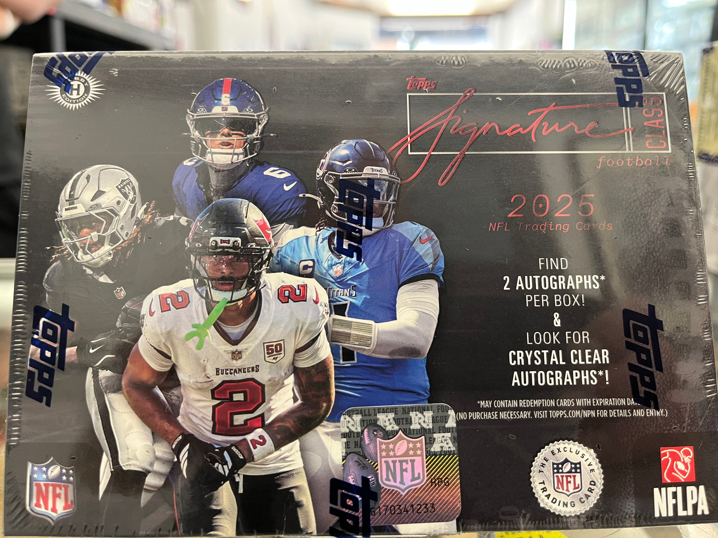 2025 TOPPS NFL FOOTBALL SIGNATURE CLASS SEALED HOBBY BOX W/ 2 AUTOS JAXSON DART RC $425