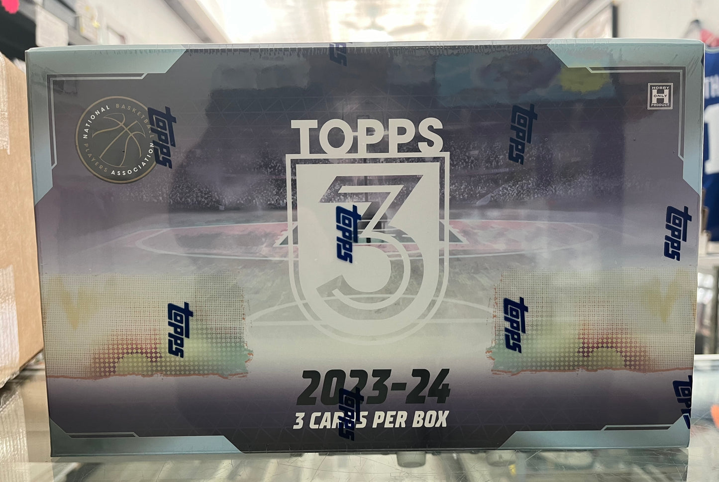 2023-24 TOPPS 3 THREE BASKETBALL NBA SEALED HOBBY BOX -2 AUTOS + 1 HIT- LOW PRINT RUN- ONLY $370