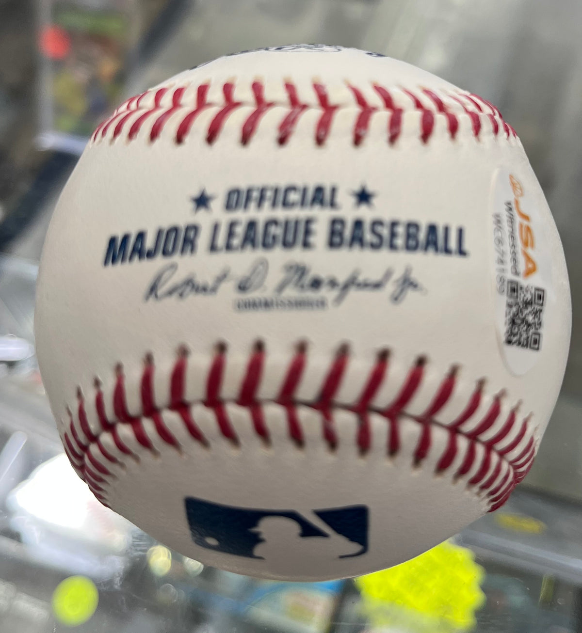 ANDREW FISCHER BREWERS & TEAM ITALY LIMITED EDITION SIGNED AUTO OMLB RAWLINGS BASEBALL W/JSA CERT- PLEASE READ- $119