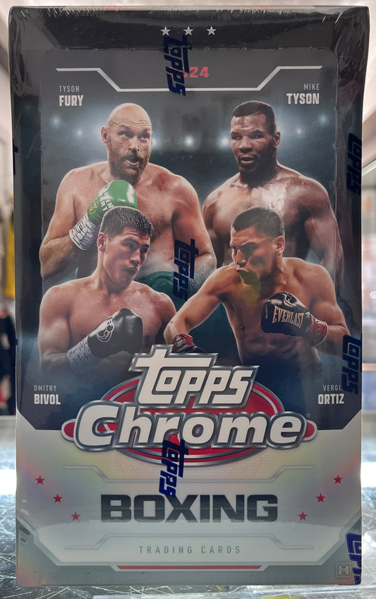 2024 TOPPS CHROME TOP RANK BOXING SEALED HOBBY BOX  (96 Cards)- ONLY $249
