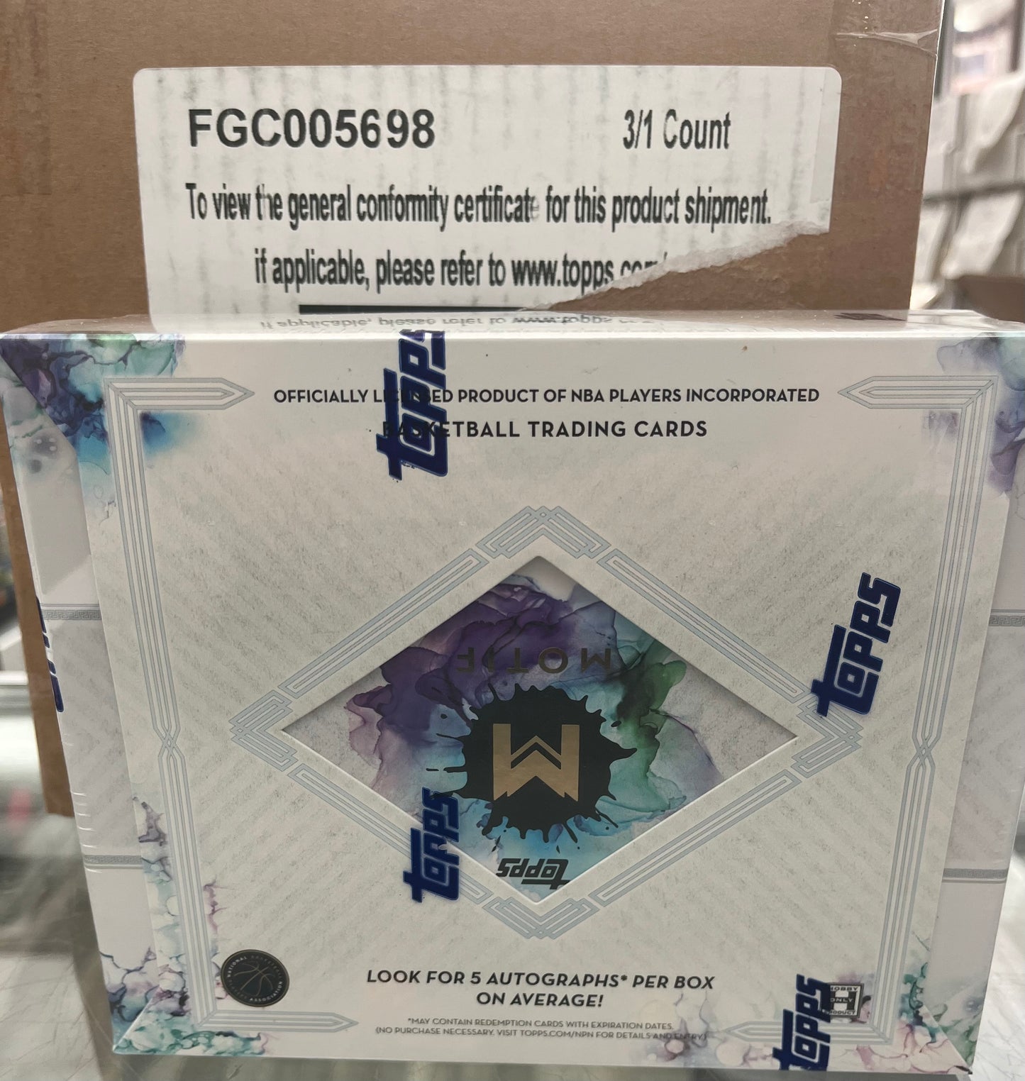 2023-34 TOPPS NBA MOTIF SEALED CASE- 15 AUTOS & CRAZY HITS- only $1350