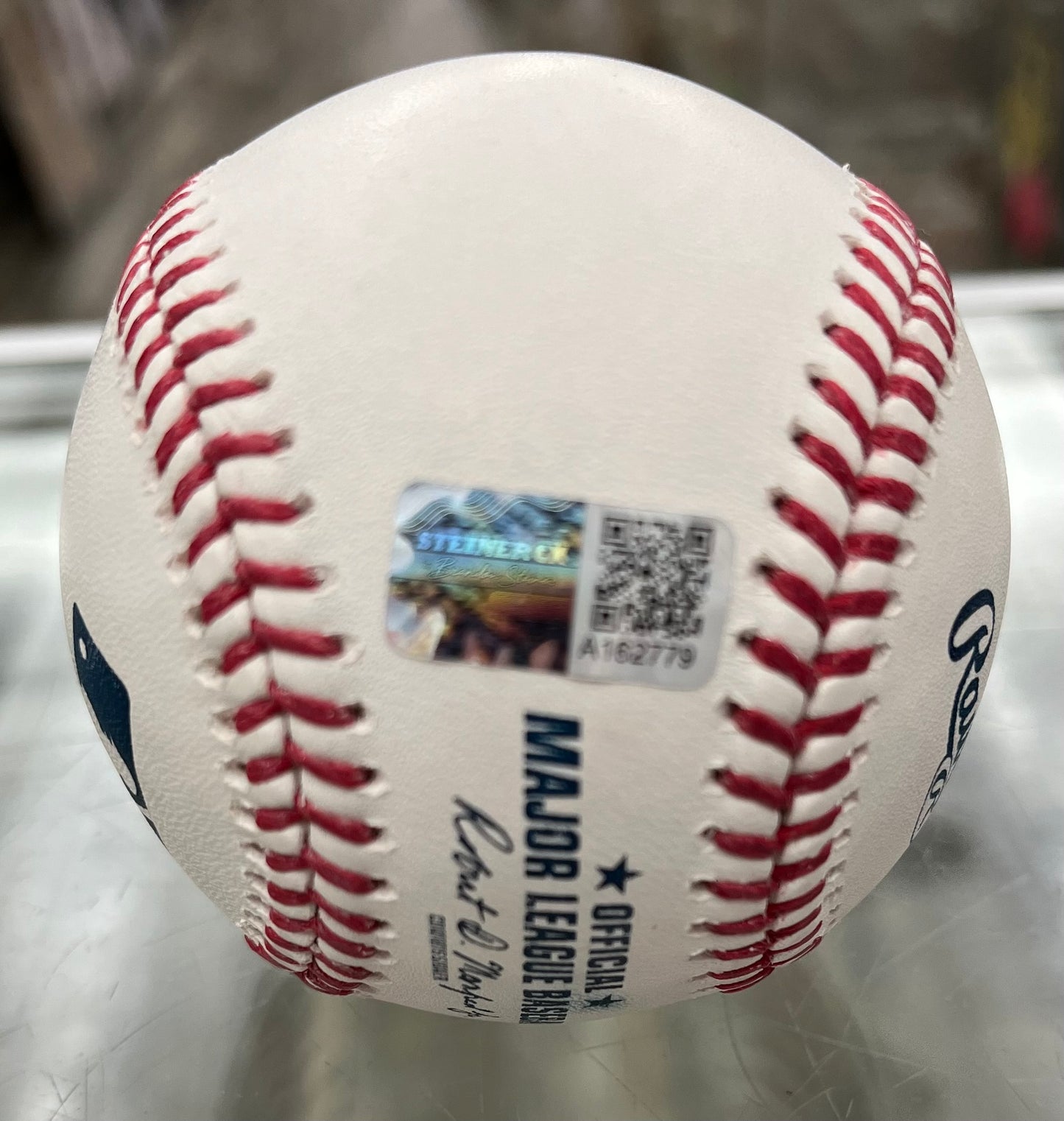 LUIS GIL YANKEES ROOKIE OF THE YEAR SIGNED AUTO OML BASEBALL- GREAT GIFT FOR YANKEES FANS- STEINER COA- ONLY $95