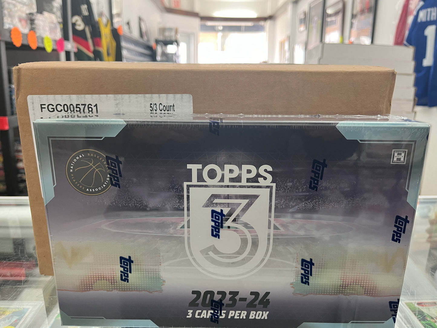 2023-24 TOPPS 3 THREE BASKETBALL NBA SEALED HOBBY CASE - LOW PRINT RUN- ONLY $1850
