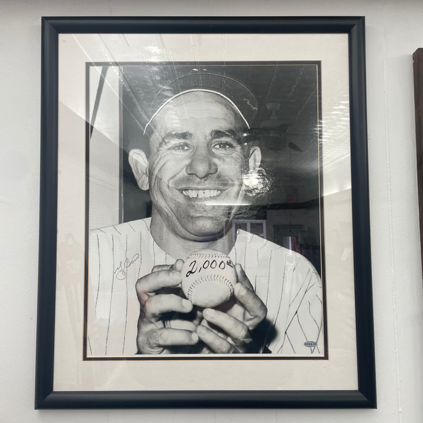 Yogi Berra GREAT Signed Auto Photograph 24x21.5 Steiner Cert