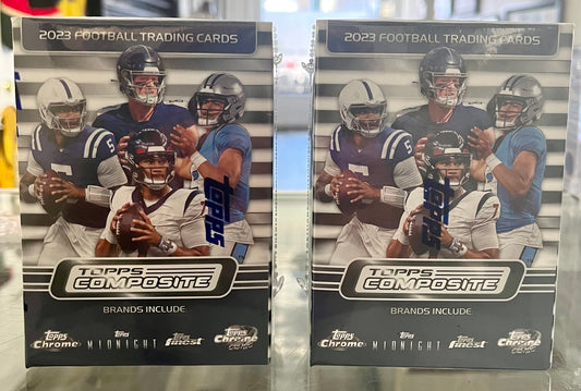 2023 TOPPS COMPOSITE NFL FOOTBALL BLASTER BOX (ES)- 2 FOR ONLY $69- CJ STROUD RC & MORE!