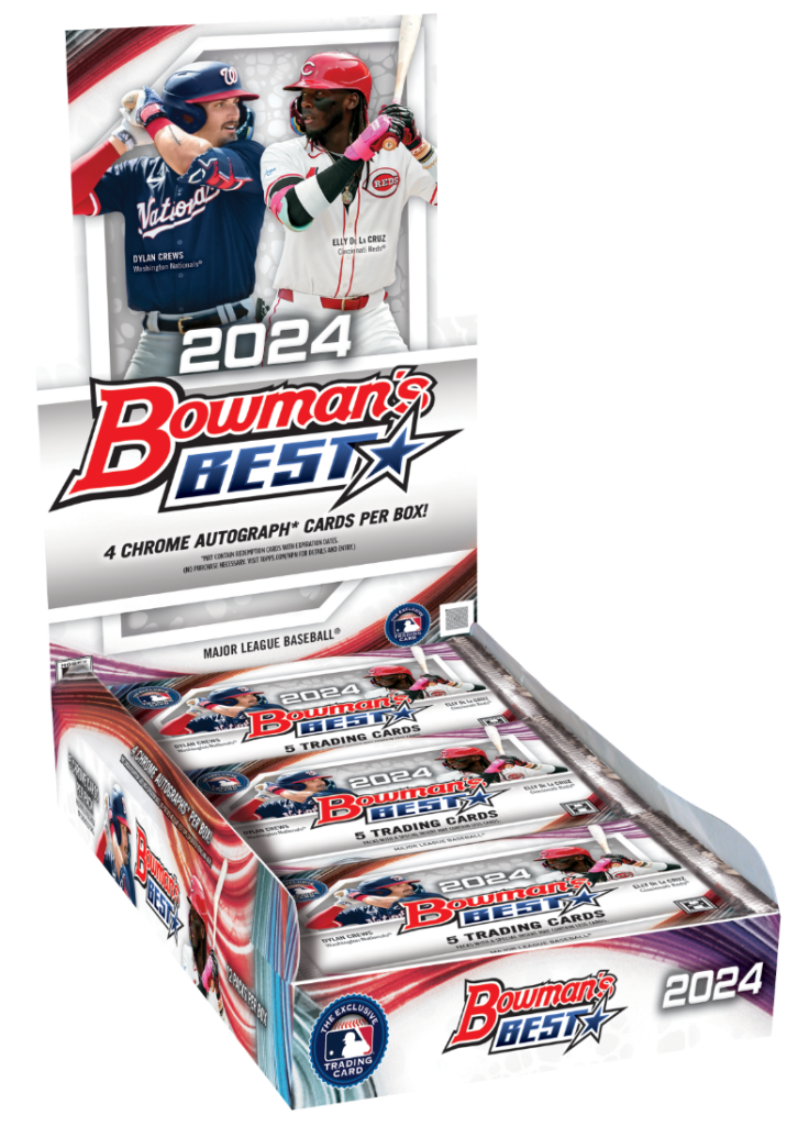 2024 BOWMAN BEST BASEBALL SEALED HOBBY BOX 4 AUTOS LOADED W/ RC'S SKENES ETC ONLY $349