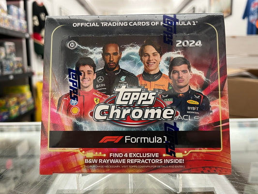 2024 TOPPS CHROME FORMULA ONE F1 AUTO RACING SEALED LITE BOX- ONLY $49