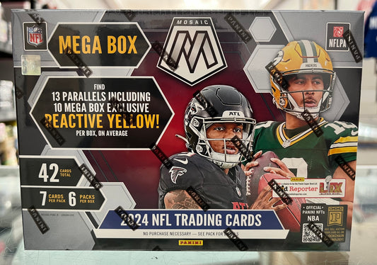 2024 NFL MOSAIC MEGA BOX (TARGET) W/ TONS OF COLOR PRIZMS (13) FIND BO NIX & JAYDEN DANIELS only $77