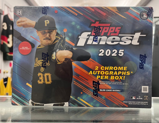 2025 TOPPS BASEBALL FINEST SEALED HOBBY BOX- 2 AUTOS & GORGEOUS!  ONLY $367