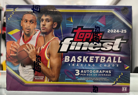 2024-25 TOPPS FINEST NBA SEALED BREAKERS DELIGHT  BOX WITH 3 AUTOS- GREAT PRICE OF $165