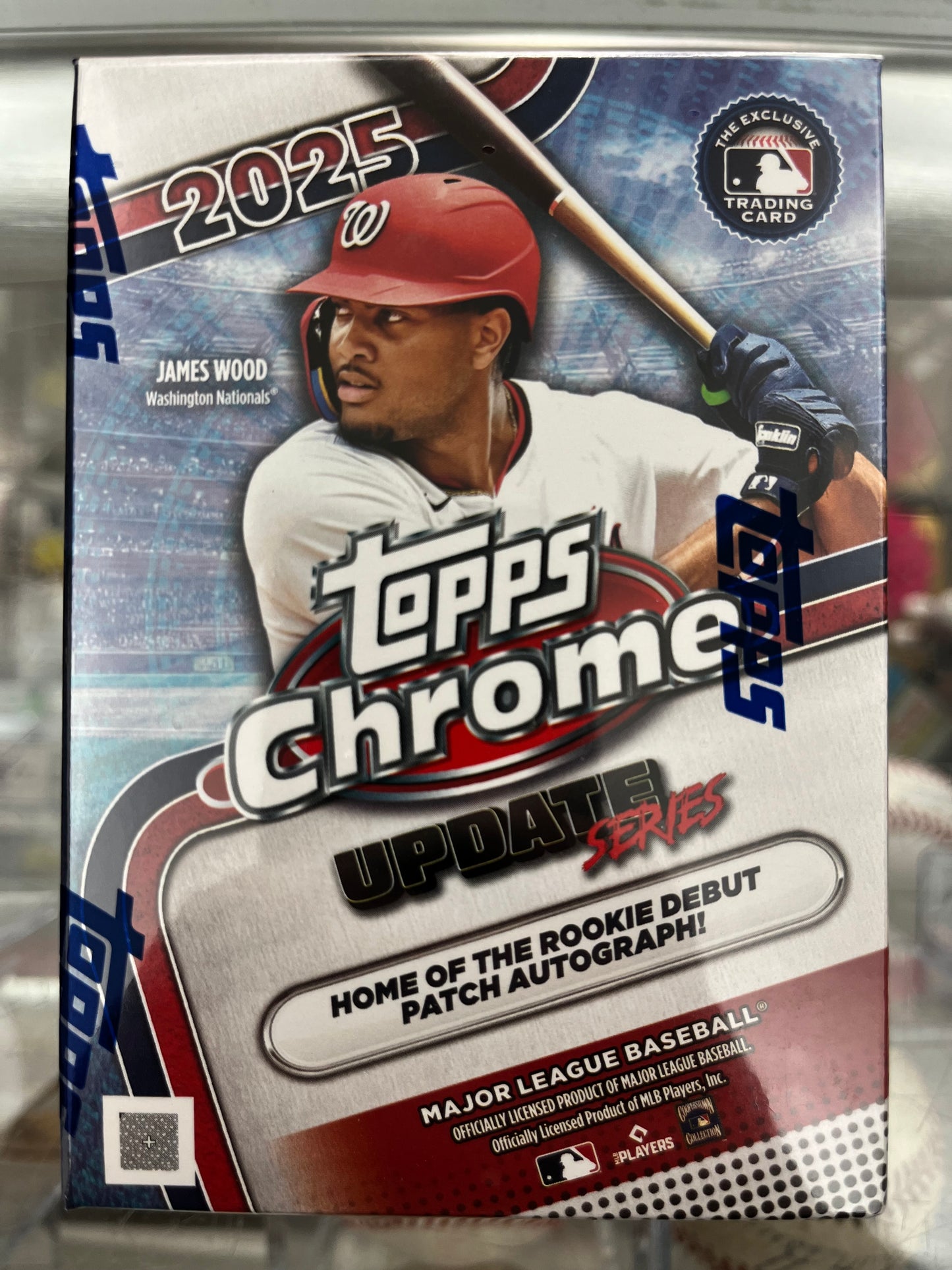 2025 TOPPS BASEBALL CHROME UPDATE BLASTER BOX LOT OF 3- FIND A A DEBUT PATCH-ONLY $99!