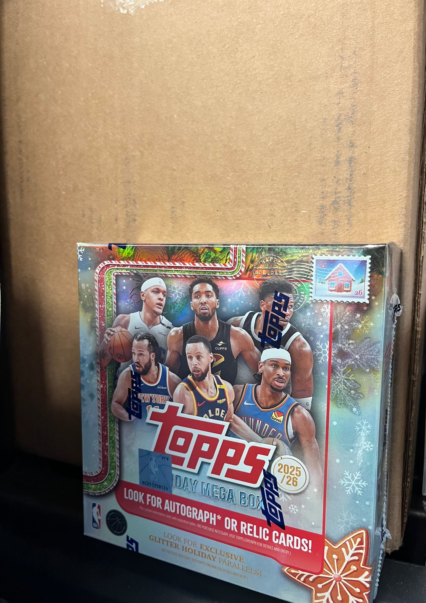 2025 TOPPS NBA HOLIDAY MEGA BOX SEALED CASE -20 BOXES ONLY $675