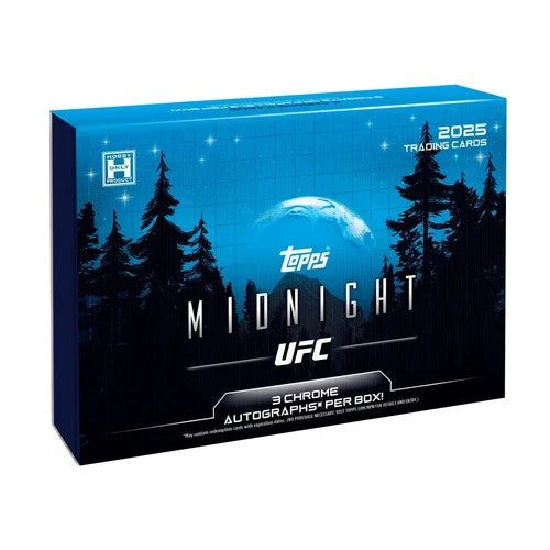 2025 UFC MIDNIGHT SEALED HOBBY BOX- 3 AUTOS & GORGEOUS! - ONLY $259!