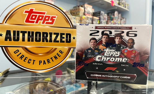 2026 TOPPS CHROME FORMULA ONE F1 RACING SEALED MEGA BOX ON FIRE! $185