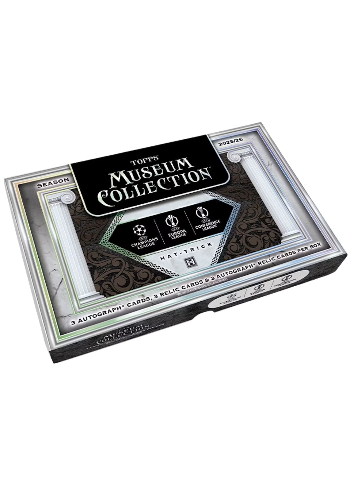2025-26 TOPPS UEFA SOCCER MUSEUM "HAT TRICK" SEALED HOBBY BOX W/ A CRAZY 9 HITS (6 AUTOS)- $1800 delivered