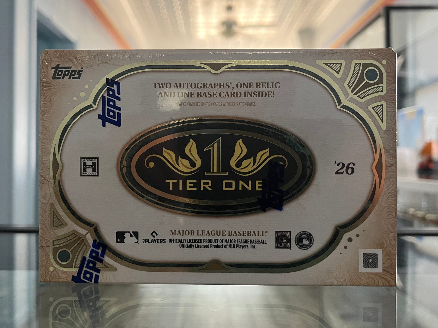 2026 TOPPS TIER ONE BASEBALL SEALED HOBBY BOX W/ 2 AUTOS & 1 RELIC- AWESOME PRODUCT! $395