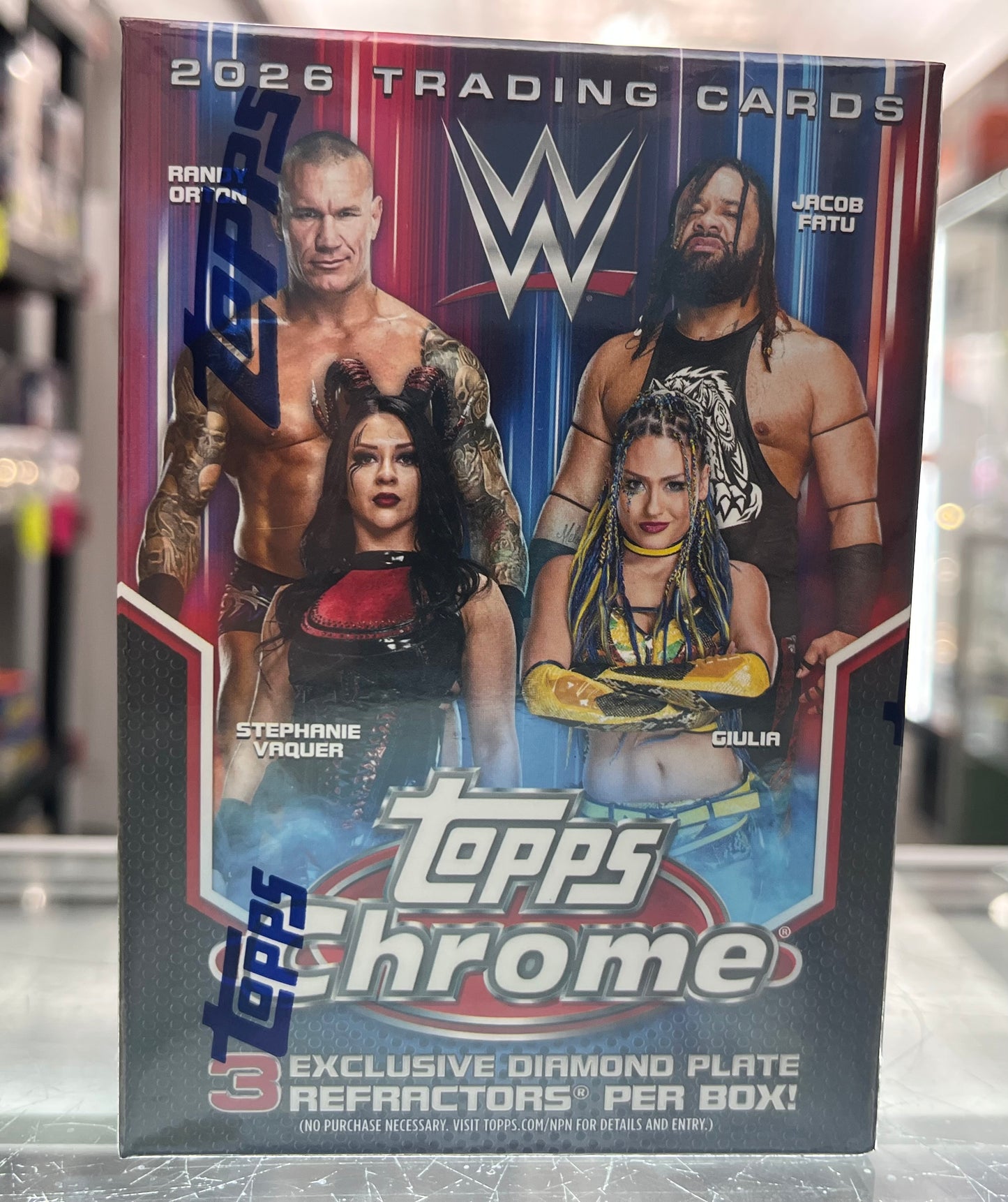 2026 TOPPS CHROME WWE WRESTLING 40-BOX SEALED BLASTER CASE  W/MVP BUYBACK! $1175