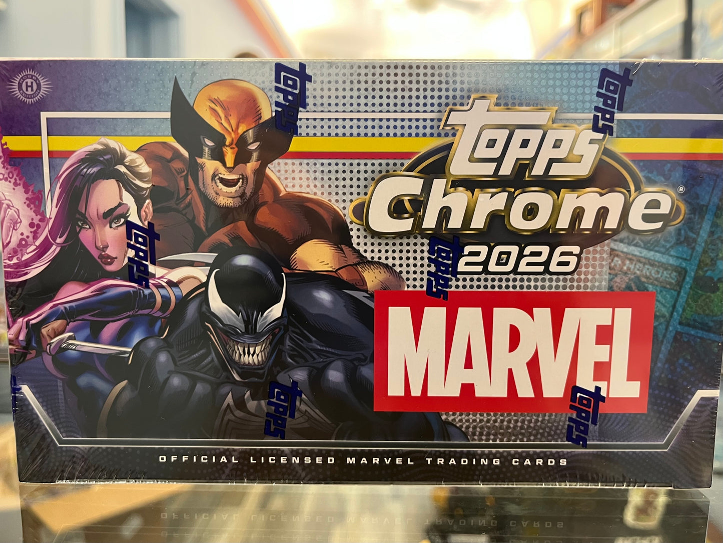 2026 TOPPS MARVEL COMICS CHROME SEALED HOBBY BOX- GORGEOUS! $359