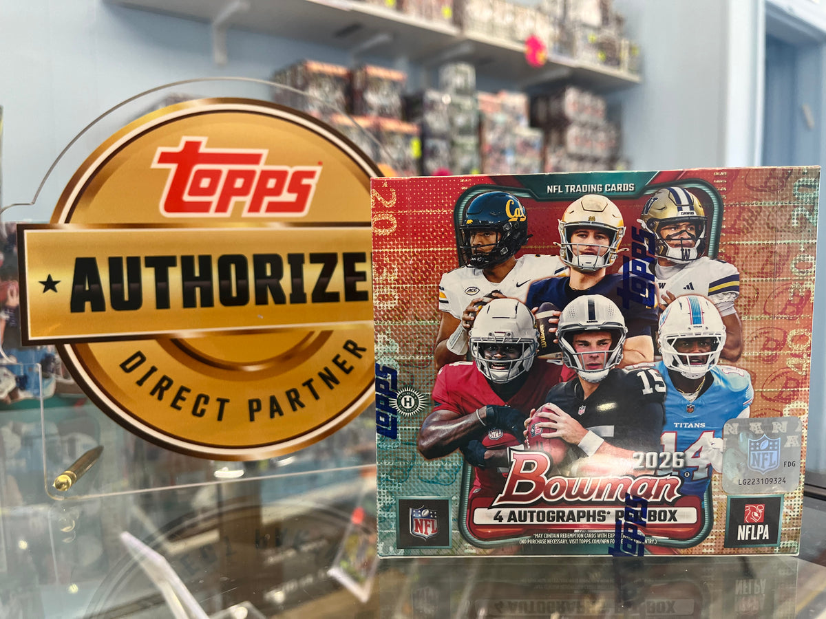 2026 TOPPS NFL BOWMAN FOOTBALL CARDS SEALED JUMBO BOX W/ 4 AUTOS! - $649