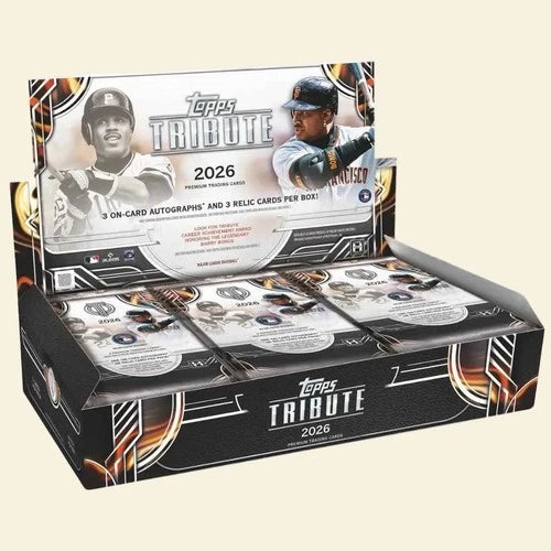 2026 TOPPS TRIBUTE MLB BASEBALL SEALED HOBBY BOX- ONLY $770