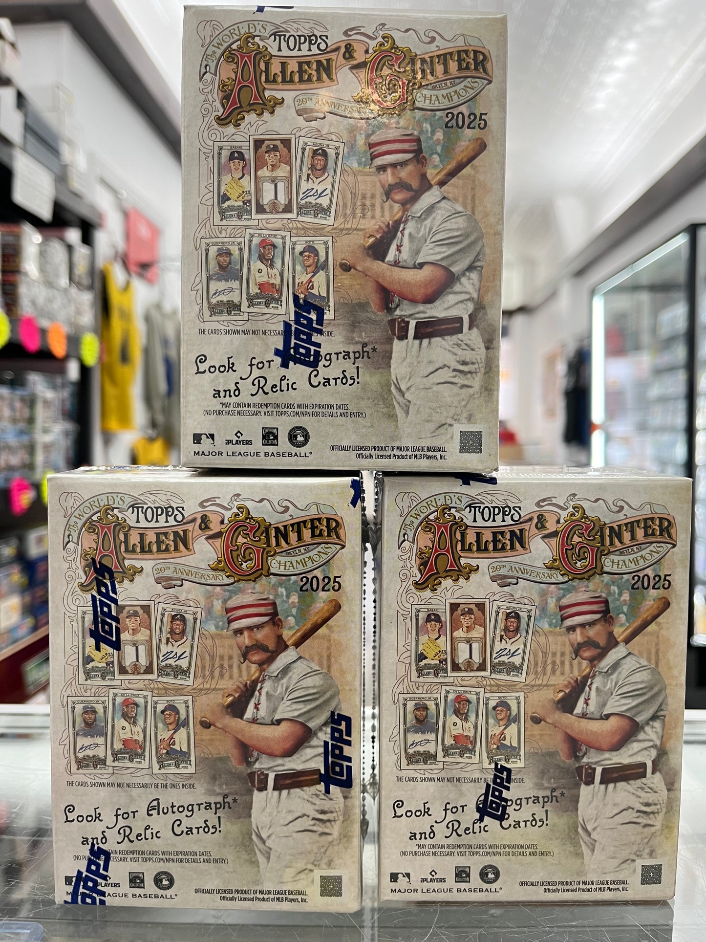 2025 TOPPS BASEBALL ALLEN & GINTER BLASTER BOX LOT OF 3- LIVVY DUNNE AUTO? ONLY $66