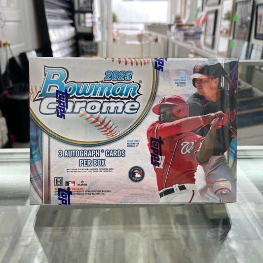 2023 Bowman Chrome Baseball Jumbo/HGA Box (3 CARDS PER BOX ALL AUTOS)