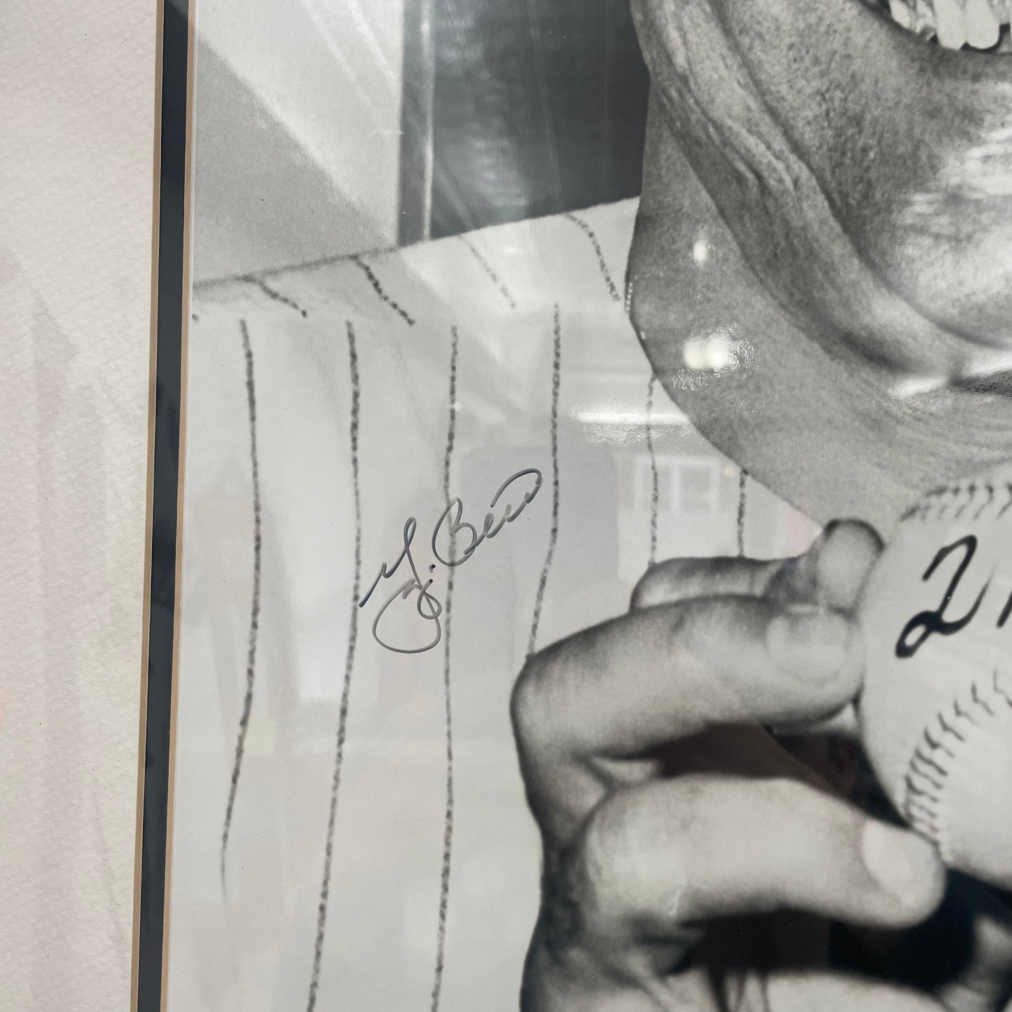 Yogi Berra GREAT Signed Auto Photograph 24x21.5 Steiner Cert